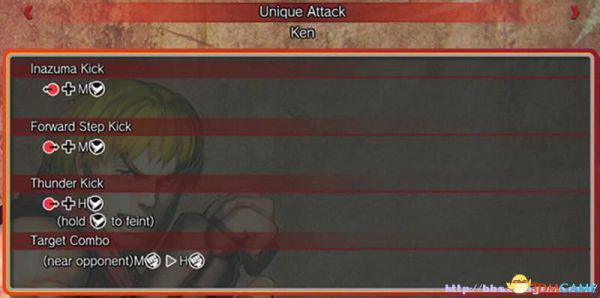 终极街霸4 全角色出招表一览 教你终极街霸4怎么出招  第9张