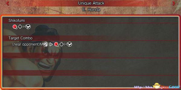 终极街霸4 全角色出招表一览 教你终极街霸4怎么出招  第19张