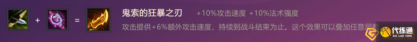 《金铲铲之战》鬼索的狂暴之刃装备合成攻略  第4张