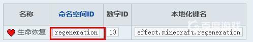 我的世界生命恢复英文是什么？（生命恢复英文名）  第2张