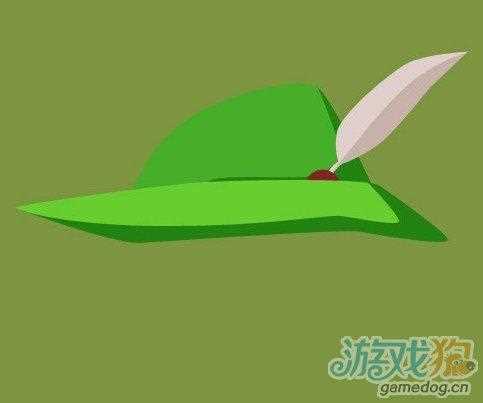 疯狂猜图绿色帽子攻略_疯狂猜图绿色的帽子上有一根白色的羽毛答案  第1张